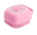 Pet Bath Brush | SPA Soft Silicone | Shampoo Dispenser